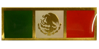 Pin Bandera de Mexico chico
