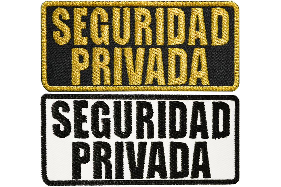 Parche SEGURIDAD PRIVADA para pecho