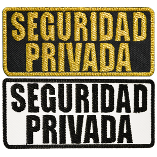 Parche SEGURIDAD PRIVADA para pecho