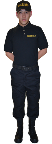 UNIFORME POLO NEGRO CON NEGRO